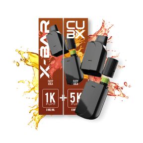 Cartouche de 5 saveurs CubX à 6,90€ L'unité.