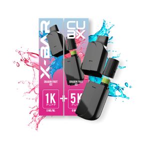 Cartouche de 5 saveurs CubX à 6,90€ L'unité.
