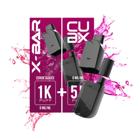 Cartouche de 5 saveurs CubX à 6,90€ L'unité.