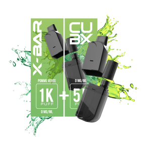 Cartouche de 5 saveurs CubX à 6,90€ L'unité.