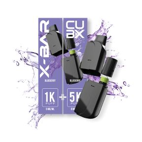 Cartouche de 5 saveurs CubX à 6,90€ L'unité.