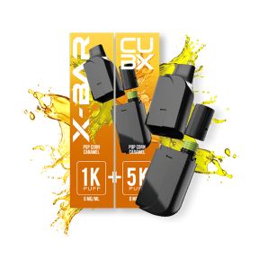 Cartouche de 5 saveurs CubX à 6,90€ L'unité.
